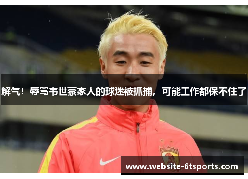 解气！辱骂韦世豪家人的球迷被抓捕，可能工作都保不住了